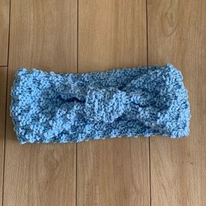 Handmade Sky Blue Knit Headband